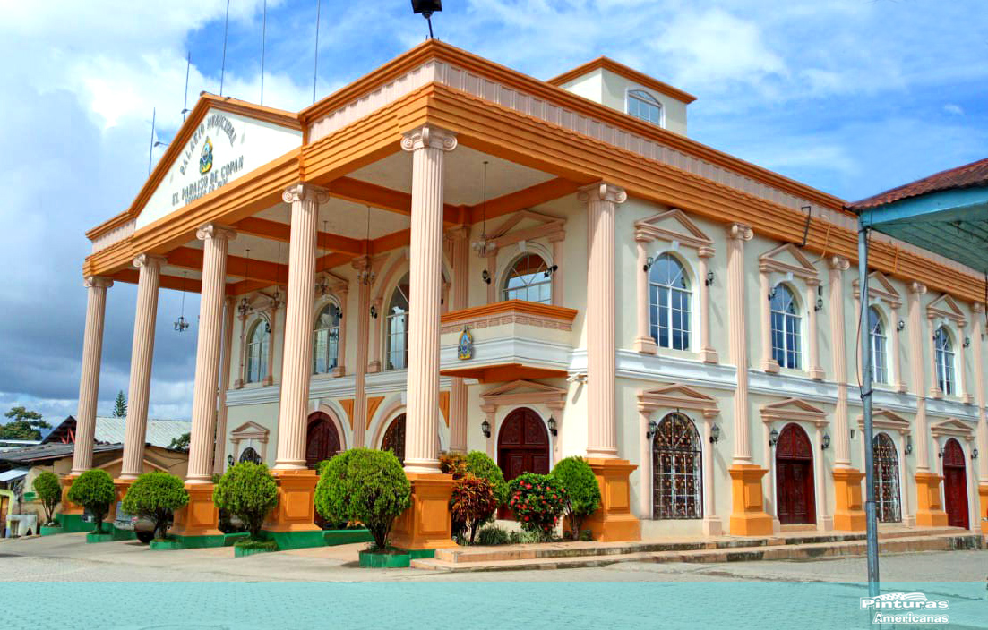 Palacio Municipal El Paraiso Copan Pinturas Americanas